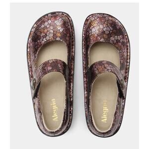 Paloma Bronze‎ Fusion Mary Jane Comfort Artsy Size 37 Leather